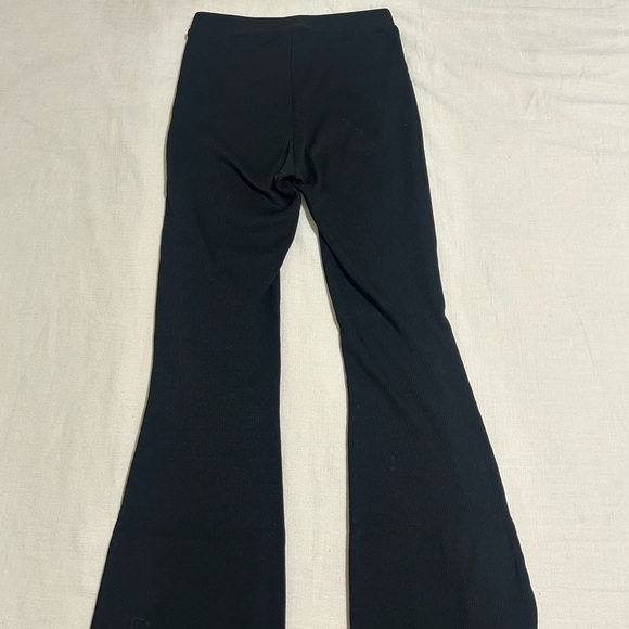Zara black ribbed flares - Picture 3 of 4